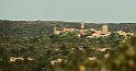 Le petit village d'Argilliers, depuis le point de vue du Pont du Gard