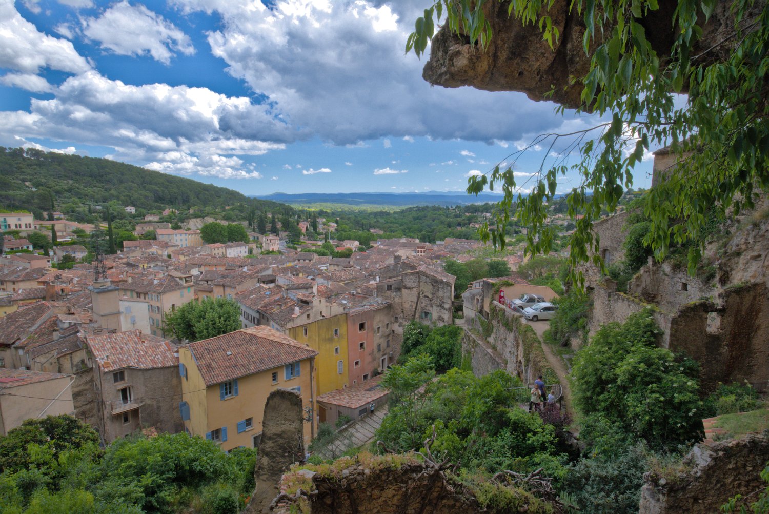 Vue sur le village