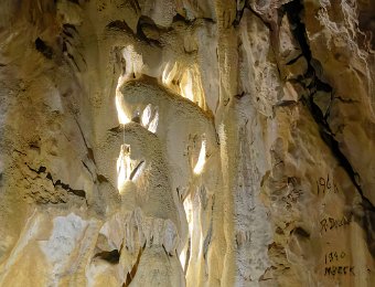Coulées de calcite